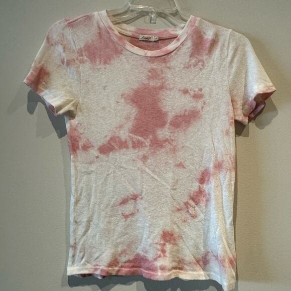 Faherty Didion organic hemp/cotton pink and white tie dye size small - Picture 3 of 8